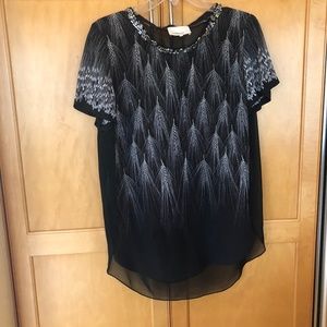 3.1 Phillip Lim Jewel Neck Tunic Top, size 6